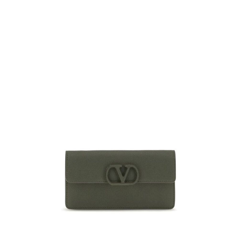 Valentino Garavani Bicolor Calf Leather Bos Taurus Women's Wallet